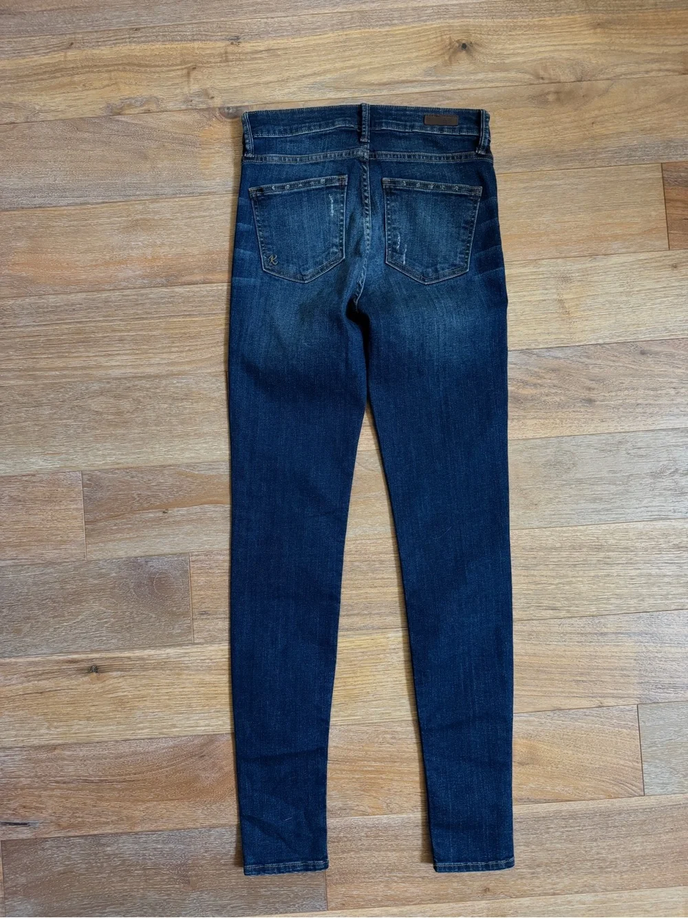KUT from the Kloth High Rise Toothpick Skinny Jeans Dark Wash Size 2